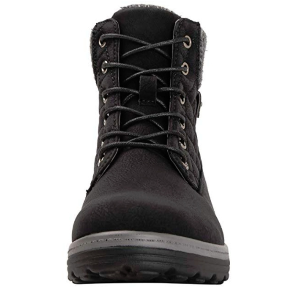 Womens "Mariah" Black Winter Boots - Picture 4 of 7